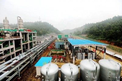 國(guó)內(nèi)首個(gè)頁巖氣田產(chǎn)出水處理工程順利中交